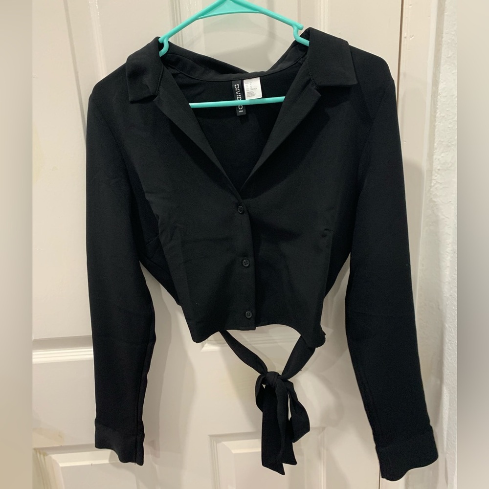 H&M (Divided) Tie Detail Blouse